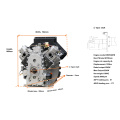 2v98fd luftgekühlter Dieselmotor 35 PS -Dieselmotor